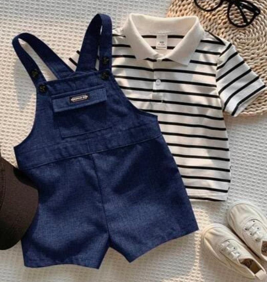 Dungaress with shirt