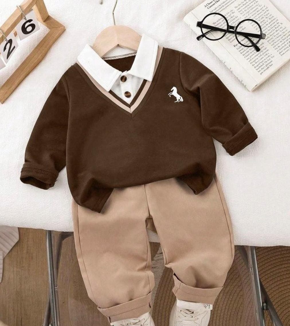 Brown Sweater with pants