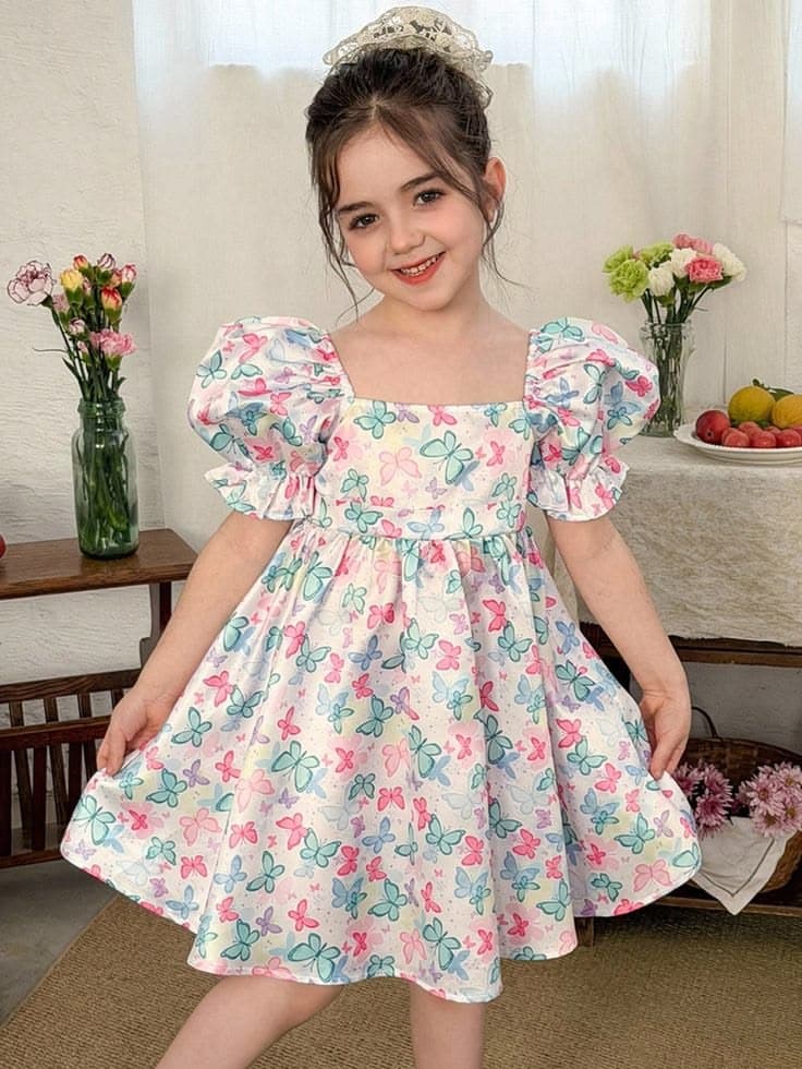 Floral Cotton Frock