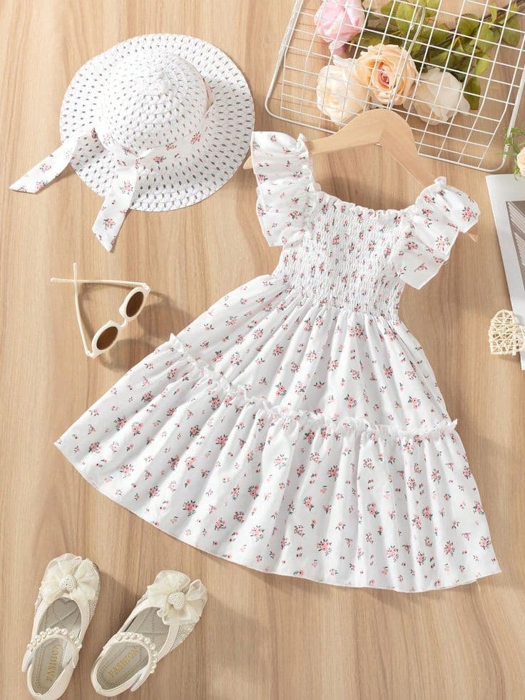 Butterfly Sleeveless Dress